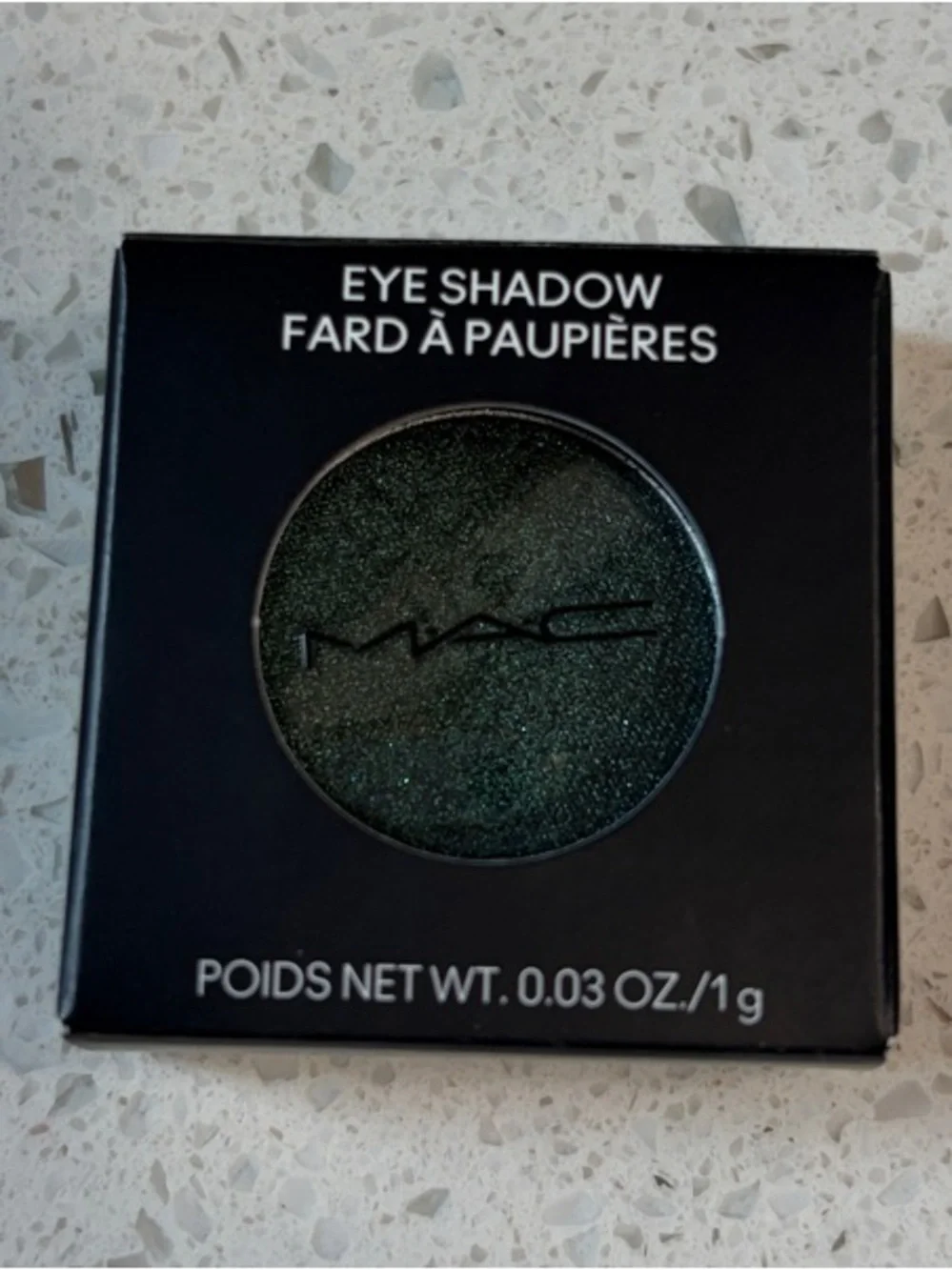 New in Box MAC Cosmetics “Cash In” Metallic Emerald Green Eyeshadow